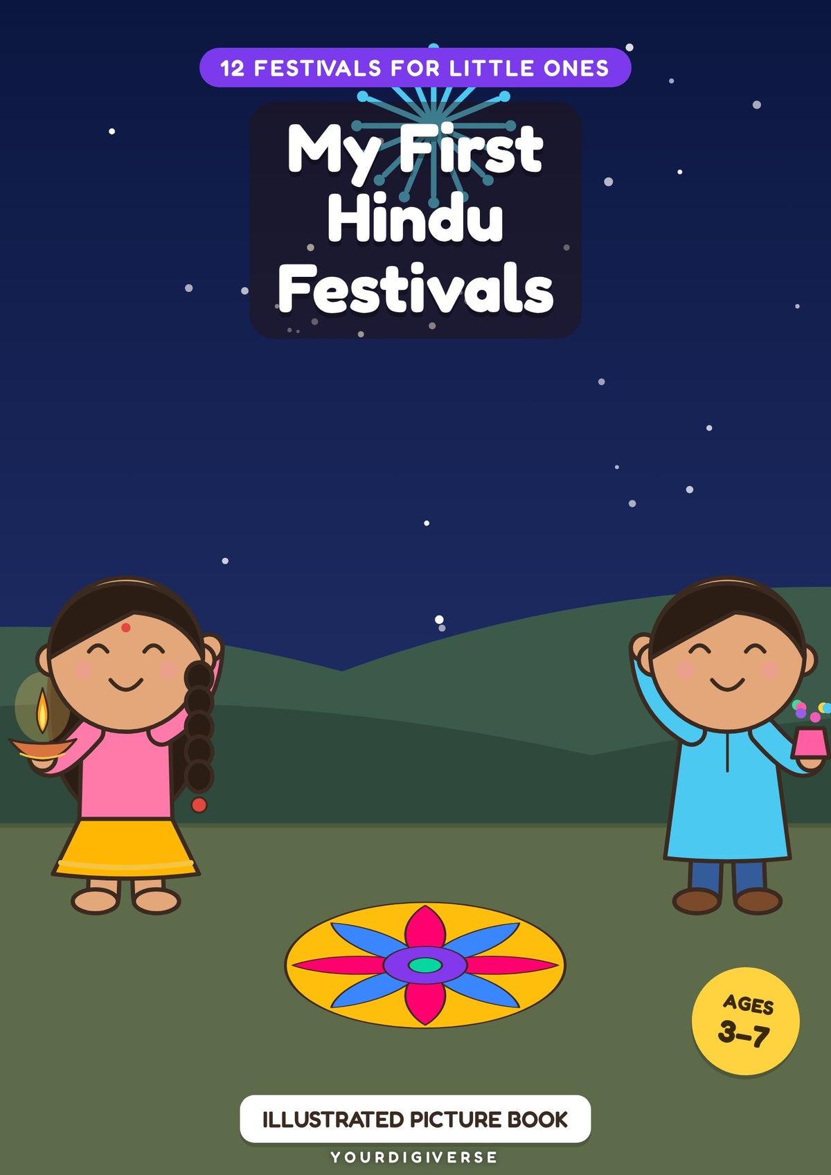 My First Hindu Festivals — 12 Festivals Picture Book for Kids 3–7 (PDF)