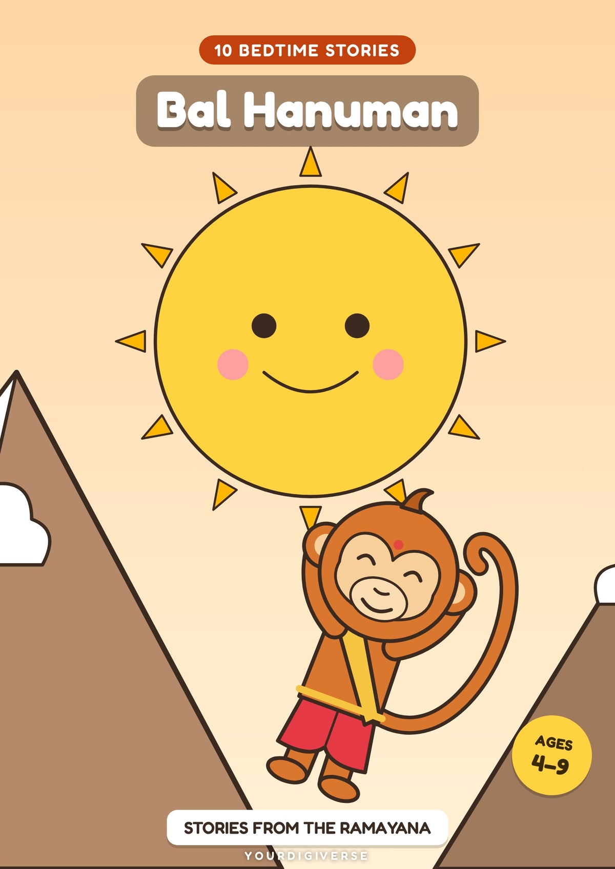 Bal Hanuman — 10 Bedtime Stories from the Ramayana for Kids 4–9 (PDF eBook)