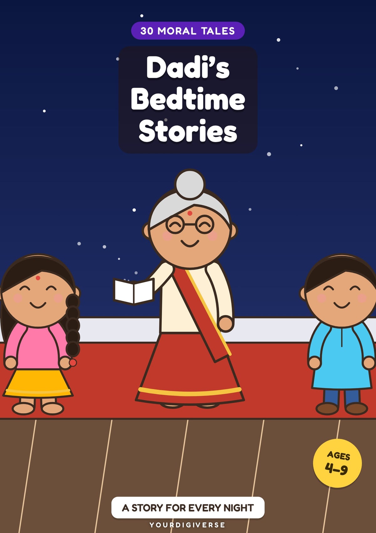 Dadi's Bedtime Stories — 30 Moral Tales for Kids 4–9 (PDF eBook)