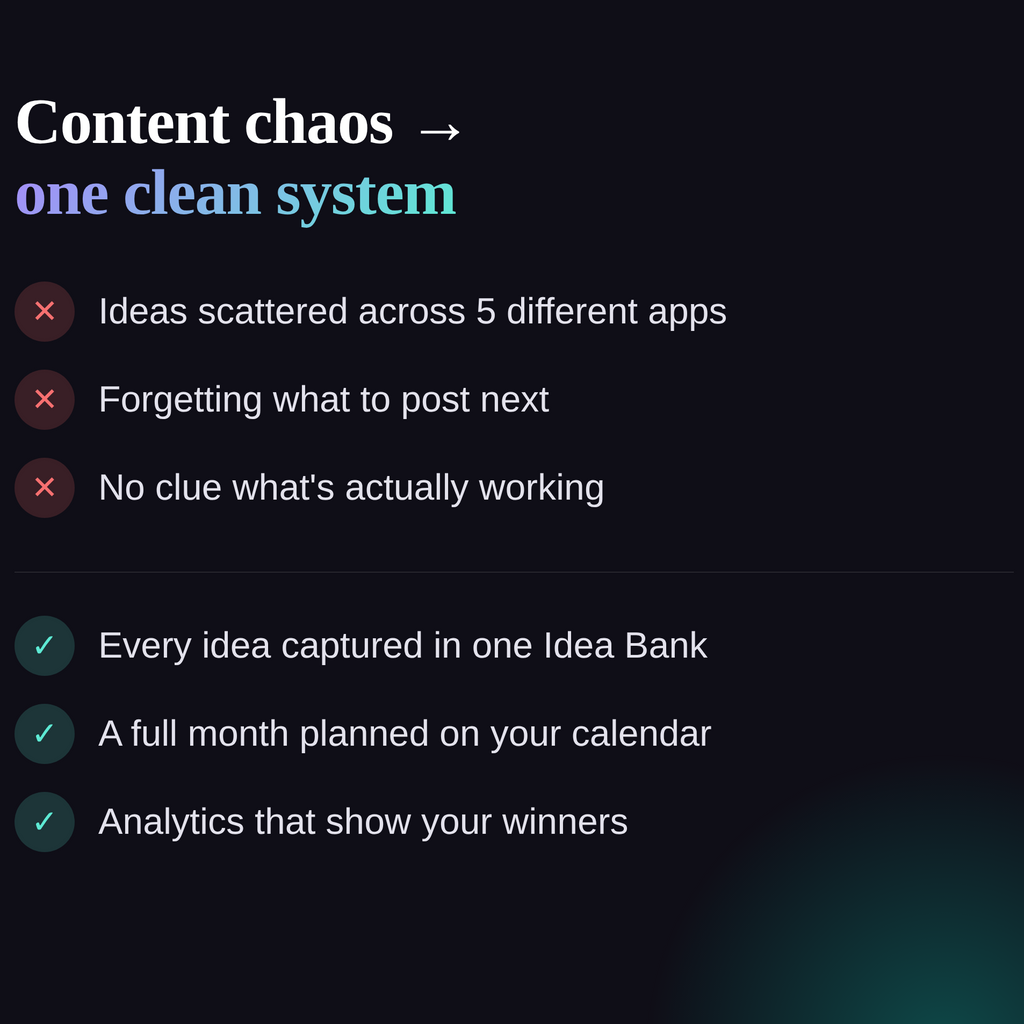 The Creator Content OS — Notion Template to Plan, Create & Track Every Post