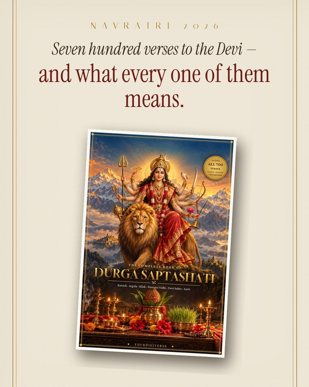 Durga Saptashati — all 700 mantras with meaning