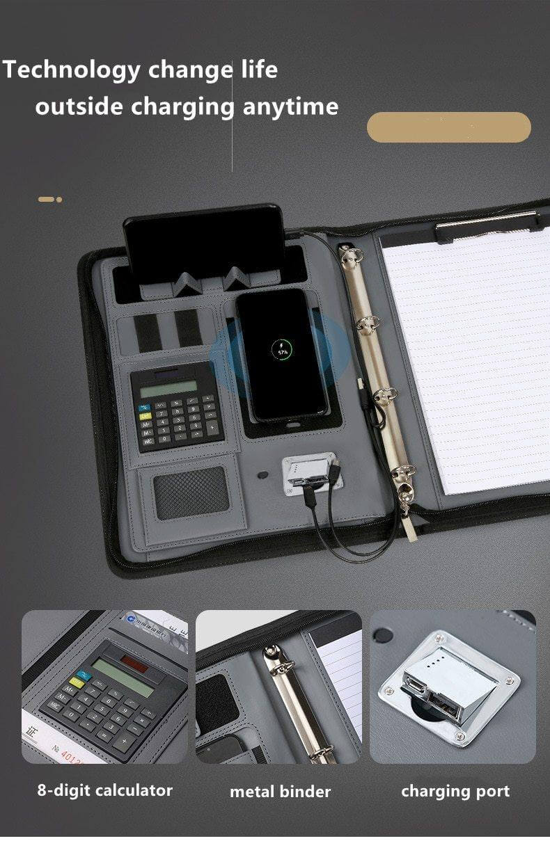 Smart Portfolio Briefcase with Built In PowerBank